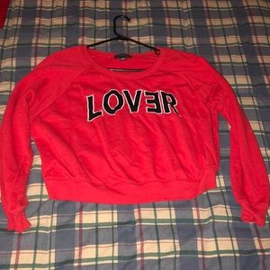 plus size long sleeve crop top